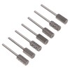 7pcs Nail Grinding Bits Professional Portable Nail Gel Removal Tungsten