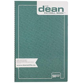 Dean & Fils DEA80050 Fifty Employees Payroll Book-1 Each