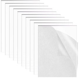 Pack of 10 Plexiglass Panels, Cut to Measure, Acrylic Glass Sheet, Transparent Acrylic Glass, Cut, Shatterproof for Painting, Photo Frame, Plastic Panel (1 mm, 150 x 100 mm)
