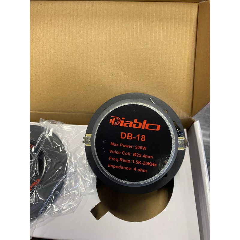 Diablo 3.75 inch Aluminum Die cast Super Tweeter 500 Watts