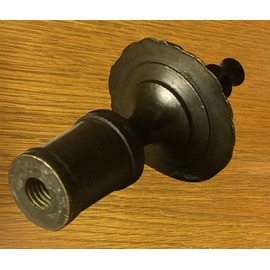 Royal Designs Umbrella Lamp Finials for Lamp Shade- Antique Brass Set of 2