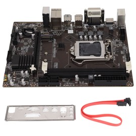 B85 PC Motherboard, Desktop Computer Motherboard M.2 Hard Drive 1150 Pin CPU Interface 100M Network Card with NVME/SATA Mode Conversion Jumper