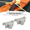 2pcs Boat Oar Rowlock 14mm Aluminum Shank Top Mount Rowlock