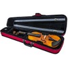 SKY Lightweight Shaped Violin Case 4/4 Size (Red)