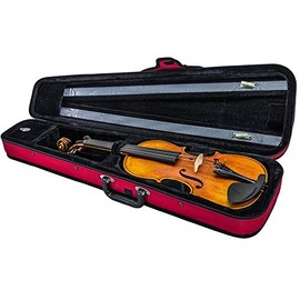 SKY Lightweight Shaped Violin Case 4/4 Size (Red)