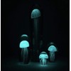 Dynasty Gallery Tall Orange Jellyfish Glow in The Dark Glass