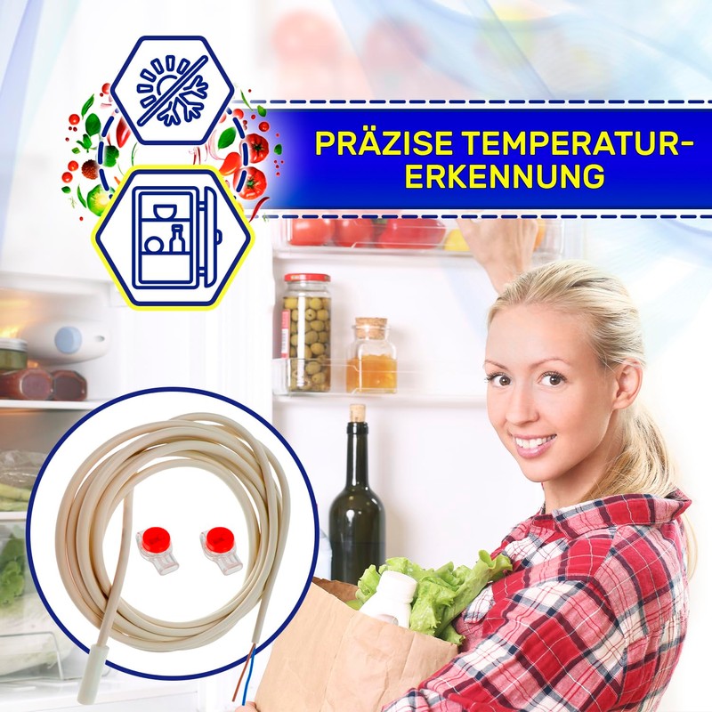 NTC temperature sensor for refrigerator, has the original code 959008800