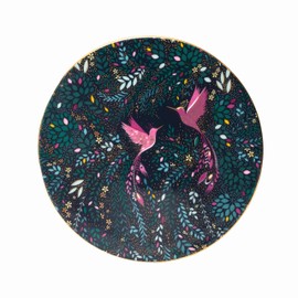 Sara Miller India Collection - Hummingbird Serving Plate - Deep Blue