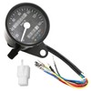 RiNan. Motorcycle Speedometer Mechanical LED 140 km Universal Black x