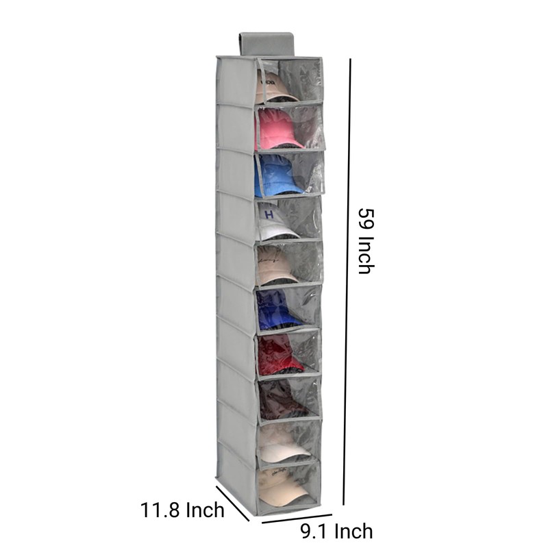 Gurajo Hat Organizer Hanger, Hat Rack for Baseball Caps, Hanging