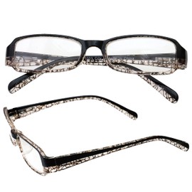 [シニア”愛”クラブ] senior eye club SM1003BM200 老眼鏡 眼鏡 2.0 メンズ レディース 優雅なデザイン老眼鏡 ケース付き M1003 B-メッシュ +2.00