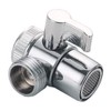 2 x 3-way shower valve, shower attachment for bath taps,