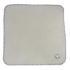 Friends Hill Shimadasan One Point Embroidery Towel, Made in Japan (Approx. 8.7 x 8.7 inches (22 x 22 cm), Natural