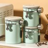Coffee Canister Mint Green Food Grade Stainless Steel Airtight Coffee