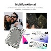 Kpop Photocard Holder Electroplated Plastics Irregular Frame Photocard Holder Silver