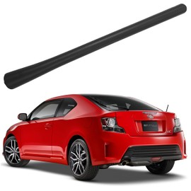 Rubber Antenna for Scion iQ (2012-2015), Scion xA (2004-2006), Scion tC (2005-2016) - 7 Inch Car Wash Proof, Internal Copper Coil Antenna Mast Replacement