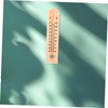 KONTONTY Analog Temperature Gauge Small Wooden Thermometer for Kitchen Cooking