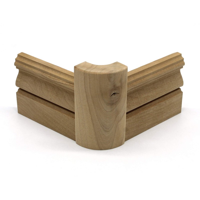 3/4" x 2 1/4" x 4" Clear Superior Grade Alder