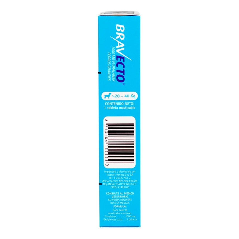 Suplemento Para Perro Brav 20 A 40 Kg 3 Meses