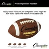 Champion Sports CF200 Intermediate Size Composite Football, Brown