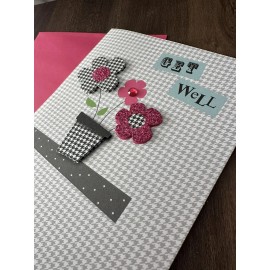 Second Nature Embellished Get Well greeting card