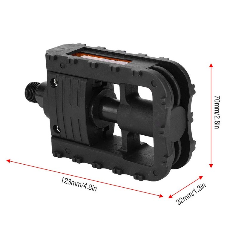 Bicycle Pedal, Platform Pedals, VGEBY Plastic Folding Bicycle Pedals, Outdoor