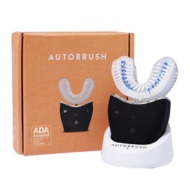 Autobrush Sonic Pro Cepillo de dientes eléctrico – Solo aceptado ADA ADA en forma de U, clínicamente probado hasta 5.1 veces mejor limpieza, 30 segundos boca completa 360 limpia, recargable