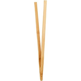 Alpha AP-907565 Bamboo Tongs, 11.8 x 0.4 inches (30 x 1 cm), Carbonized Bamboo Chopsticks Tongs