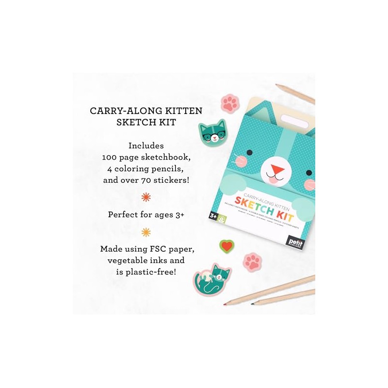 Carry Along Kitten Sketch Kit