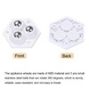 uxcell 8Pcs Self Adhesive Caster Wheels, 360 Degree Rotation Mini