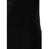 Arbe AS8063-10 Men's Black Collarless Formal Cafe Bar with Vest