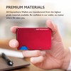 Hayvenhurst Slim Minimalist Front Pocket RFID Blocking Metal Wallets for
