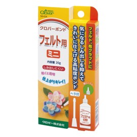 Clover 58-434 Bond for Mini Felts, 0.7 oz (20 g), Includes Spatula, Transparent