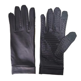 Felimoa Gaming Gloves, Conductive, Both Hands, Thin, Sweat Hands, Anti-Slip, Wrist, Black, M