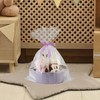 Gift Basket Empty with Handles,2 Pcs Gift Wrap Basket Empty,