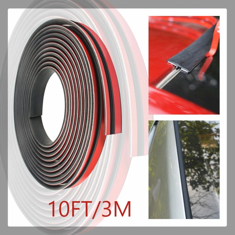 DONWELL 10FT Toyota Windscreen Molding - Universal Rubber Seal Trim