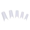 NP Nail Nails, Half Tip, Straight, White, 120P