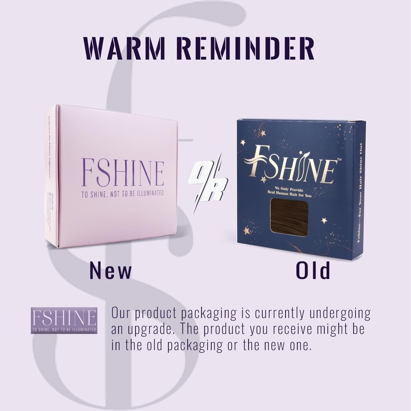 fshine Invisible Wire Human Hair Extensions 14 Inch 70g Color