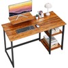 GreenForest Computer Desk with Monitor Stand,47 inch Home Office Desk