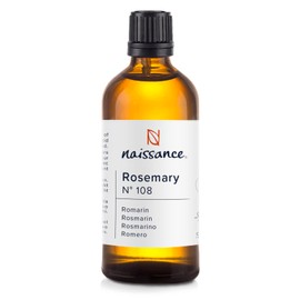 Naissance Rosemary Essential Oil (No. 108) 200ml (2x100) - Pure, Natural, Steam Distilled and Undiluted - for Aromatherapy & Diffusers