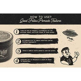 GoodFellas Pomada Texturizada para Cabello de Fijación Fuerte con Efecto Mate Texture Pomade con Base de Agua 140gr