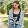 Bum Bag Fashion Waterproof Belt Bag, silver, Unit size, sportswear