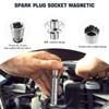 14mm&16mm Spark Plug Socket, 5/8 Spark Plug Socket Swivel for