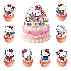 DecPtyTa Birthday Decorations Party Cupcake,for Birthday, Wedding, Baptism, Baby Shower, Kids Party Supplies (LKI-25)