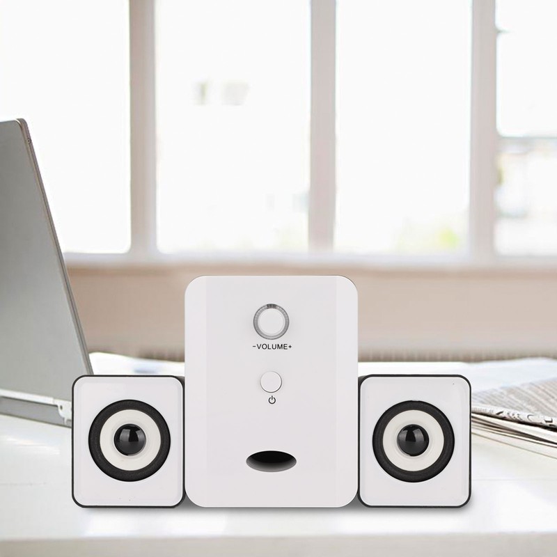 USB Powered Desktop Speakers Computer Speakers with Subwoofer for PC