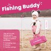 DaddyGoFish Kids Fishing Pole - Rod Reel Combo Tackle Box