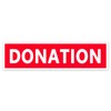 Donation Stickers,4X1 Inch Red Color-Coded Moving Labels,160 Pcs Per Pack