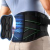 FREETOO Waist Supporter, Lumbar Belt, Corset, Strong Support Fixation, Light