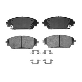 AD1728 ADVICS Ultra-Premium Ceramic Disc Brake Pad Set - Compatible with Select Mazda 3, 3 Sport, CX-3; FRONT