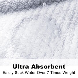 PJGGZ Men's Shawl Collar Bathrobe, Soft Long Towel Robe for Men - Super Absorbent Quick Dry yet Warm, White, Small-Medium